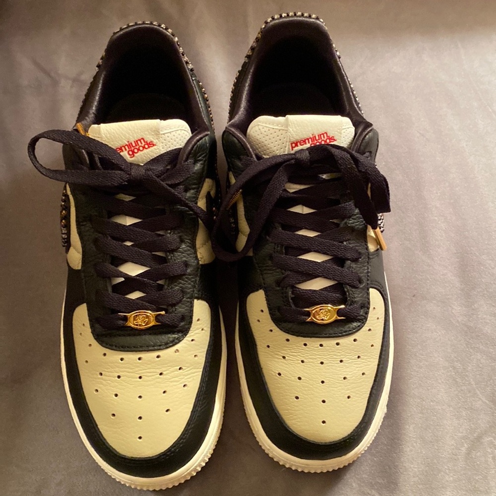 Nike Air Force 1 Low x Premium Goods. Super cute but too bling for me